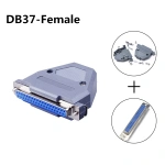 DB Serial Adapter Connector Plug D Type RS232 COM 9/15/25/37 Socket  Screw  + Shell