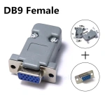 DB Serial Adapter Connector Plug D Type RS232 COM 9/15/25/37 Socket  Screw  + Shell