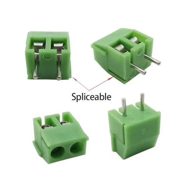 3.96mm KF396 2/3Pin Spliceable PCB Screw Terminal Blocks Wire Connector Pitch 3.96mm Pluggable Plug-in PCB Terminals