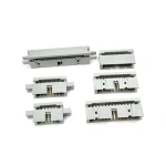 2.54MM IDC Type Box Header Male Headers 10/14/16/18/20/30/34/40/50 PIN Connector for 1.27mm Pitch Flat Cable