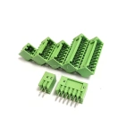 2.54mm 2EDG- Plug-in PCB Terminal Block with Small Pitch Straight Leg Bent Pin Seat 2P/3P/4P/5P/6P