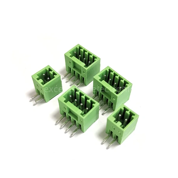 2.54mm 2EDG- Plug-in PCB Terminal Block with Small Pitch Straight Leg Bent Pin Seat 2P/3P/4P/5P/6P