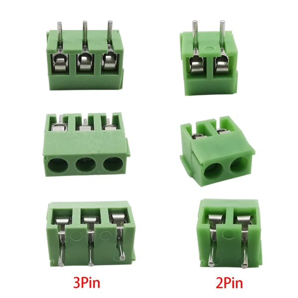 3.96mm KF396 2/3Pin Spliceable PCB Screw Terminal Blocks Wire Connector Pitch 3.96mm Pluggable Plug-in PCB Terminals