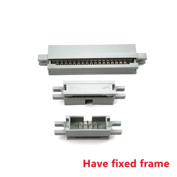 2.54MM IDC Type Box Header Male Headers 10/14/16/18/20/30/34/40/50 PIN Connector for 1.27mm Pitch Flat Cable