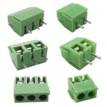 3.96mm KF396 2/3Pin Spliceable PCB Screw Terminal Blocks Wire Connector Pitch 3.96mm Pluggable Plug-in PCB Terminals