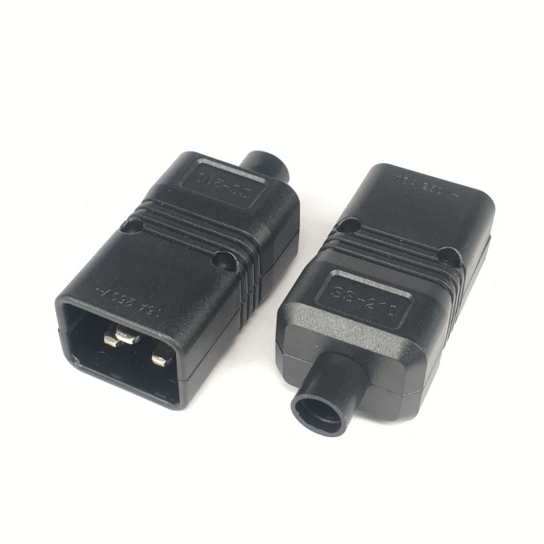 PDU/UPS Socket Standard IEC320 C19 C20 16A 250V AC Electrical Power Cable Cord Connector Removable plug Female Male Plug Adapter