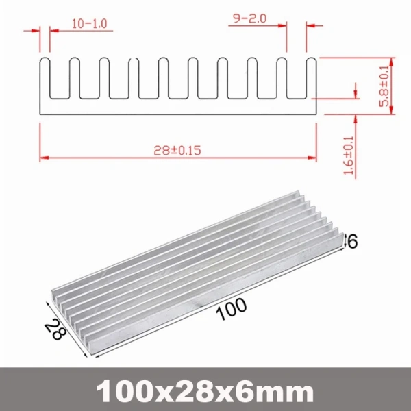 Aluminium Heatsink Cooling Radiator Heat Sink