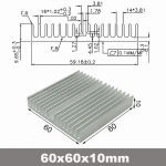 Aluminium Heatsink Cooling Radiator Heat Sink