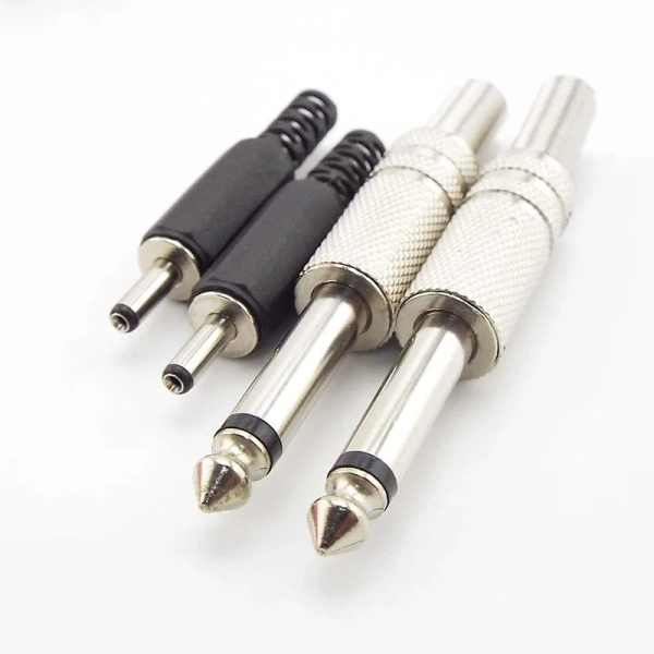 3.5~6.5mm female Male Audio Connector Adapter RCA Male to Female Stereo jack Plug For Aux Speaker Cable Headphone adaptor P1