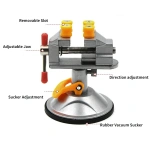 360 ° Rotatable Mini Table Bench Vise Adjustable Jaw Fixed Electric Small Grinder Rotary Suction Cup Fixed Frame Hand Tools