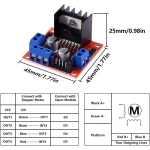 L298N Stepper Motor Driver Controller Board Dual H Bridge Module for Smart Car Power MEGA R3 Mega2560