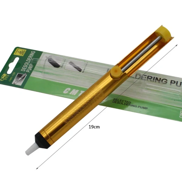 Aluminum Metal Desoldering Pump Suction Tin Gun Soldering Sucker Pen Removal Vacuum Iron Desolder Hand Welding Tool