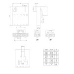 2.54mm pitch MX2.54 Dupont Connector 2/3/4/5/6/7/8/9/10 Pin With Belt Buckle Single Row Housing