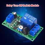 Delay Relay Module Time Adjustable Timer Relay Control Switch Board 12V DC Cycle Delay Timer Control Off Switch