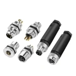 M8 sensor connector waterproof male&female plug straight angle screw threaded coupling 3pin 4pin