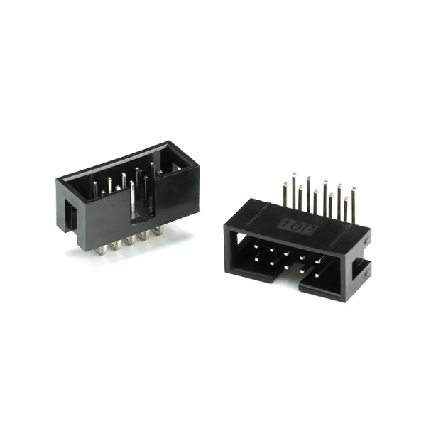 2.54MM pitch  right angle 6/10/20/26/34/40 PIN Row MALE SOCKET idc box headers PCB CONNECTOR DOUBLE ROW DC3 HEADER