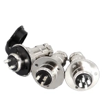 GX12 GX16 GX20 Flange Butting Type 2/3/4/5/6/7/8/9/10/12/14/15 Pin Male&Femal Aviation Plug &Socket Connectors Copper