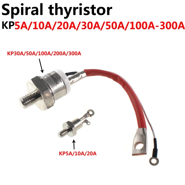 KP100A KP200A KP300A KP5A KP10A KA20A KP50A 100A 200A 300A 1600V 3CT silicon rectifier spiral diode thyristor