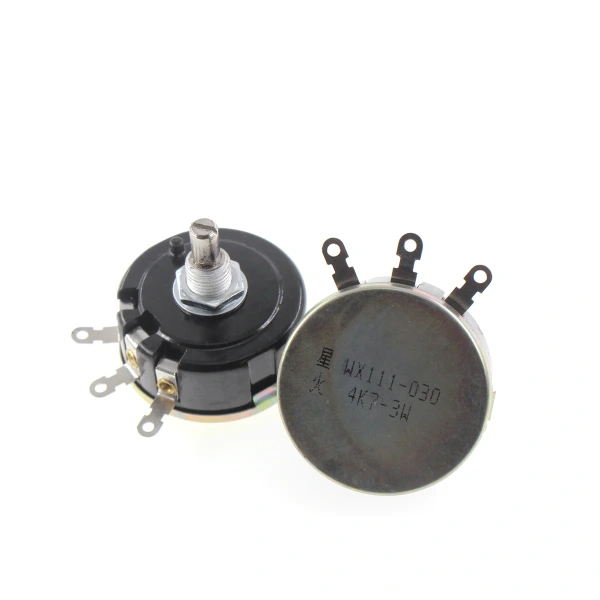 WX111 WX030 3W single-turn wirewound potentiometer Sliding rheostat Adjustable resistance ,Rotate, feel good, Knob switch