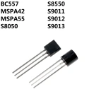 MSPA42 MSPA55 S8050 S8550 S9011 S9012 S9013 triode transistor TO-92 DIP