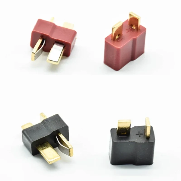 T Plug Male & Female Deans Connectors Style For RC LiPo Battery G08 banana Jack Adapter Plug Socket