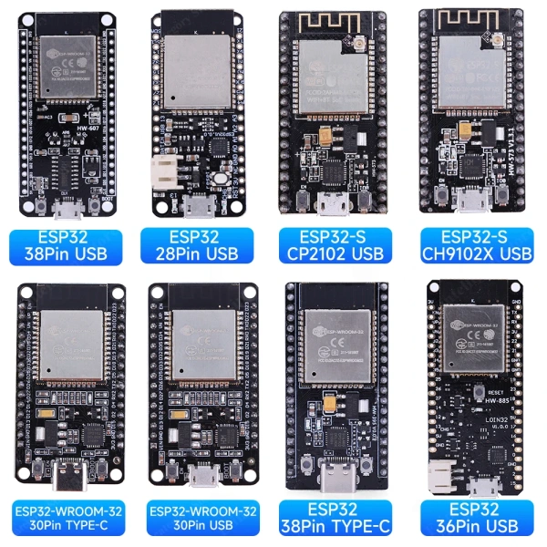 1PCS ESP32 Development Board WiFi+Bluetooth Ultra-Low Power Consumption Dual Core ESP-32S ESP32-WROOM-32D ESP32-WROOM-32U ESP 32