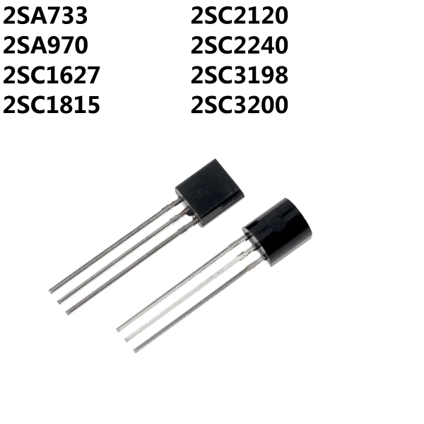 2SA7333 2SA970 2SC1627 2SC1815 2SC2120 2SC2240 2SC3198 2SC3200 triode transistor TO-92 DIP