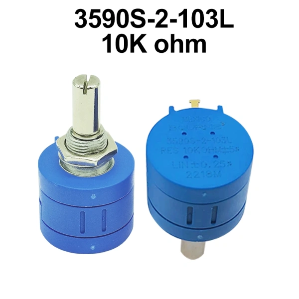 3590S Multiturn Potentiometer 500 1K 2K 5K 10K 20K 50K 100K Ohm Potentiometer Adjustable Resistor 3590 102 202 502 103