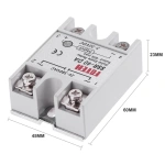 Single Phase Solid State Relay Module with Optocoupler Channel Relay Module AC 24-380VAC SSR-40DA 40A for Temperature Control