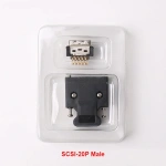 SCSI Connector MDR 14 20 26 36 50 Pin MDR Male Servo Receptacles Header Gold Plated Contact Cable Mount