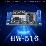 HW-516 Dual MOS Relay Module DC 12V 24V Trigger Cycle Timer Switch Module DIY Parts Accessories