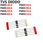 TVS DIODE P6KE18CA P6KE20CA P6KE24CA P6KE30CA P6KE33CA P6KE39CA P6KE47CA P6KE51CA