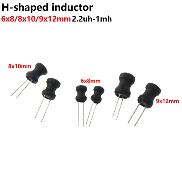 H Inductance 6X8 8X10 9X12 10UH 22UH 33UH 47UH 100UH 220UH 330UH 470UF 1MH Naked inductance winding inductance