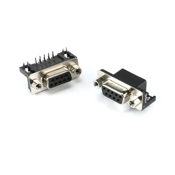 DR9 DR15 DR25 DR37 Hole/Pin Female Male Right Angle Welded D-sub Connector RS232 Serial Port Adapter DB9 9/15/25/37 Pin