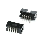 2.54MM pitch  right angle 6/10/20/26/34/40 PIN Row MALE SOCKET idc box headers PCB CONNECTOR DOUBLE ROW DC3 HEADER