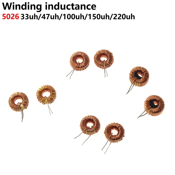 I-inductance Vertical inductance winding inductance Naked inductance 5026 33uh 47uh 100uh 150uh 220uh