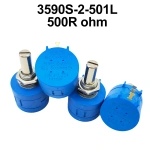 3590S Multiturn Potentiometer 500 1K 2K 5K 10K 20K 50K 100K Ohm Potentiometer Adjustable Resistor 3590 102 202 502 103