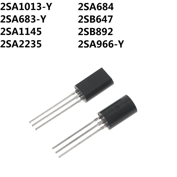 2SA1013-Y 2SA1145 2SA2235 2SA683-Y 2SA684 2SA966-Y 2SB647 2SB892 triode transistor TO-92L DIP