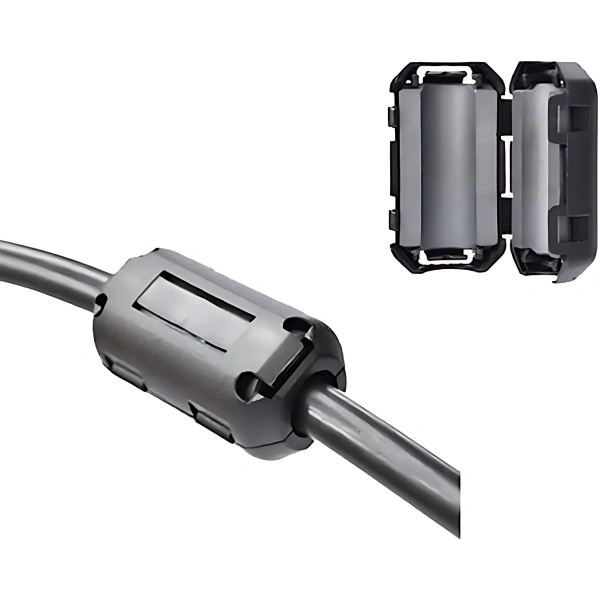 Anti-interference Snap Ferrite Filter For Cable Ferrite Core Choke Clip EMC Inner Diameter 3.5/5/7/9/11/13MM Degaussing Filter