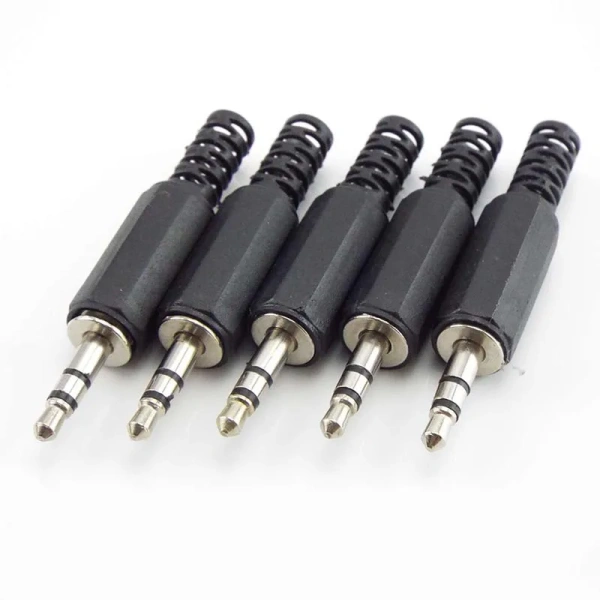 3.5mm RCA male Plug Connector 2 3 4 Pole Mono Stereo Audio Video Dual Audio adapter Cable Wire adaptor For Headphone Socket P1