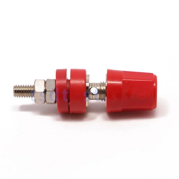 4mm pure copper terminal 4mm banana Jack Socket 20A binding post Banana plug connector 30V AC-60V DC red black blue