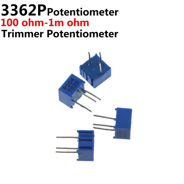 3362P 101 201 501 102 202 502 103 203 503 104 204 504 105 Trimmer Potentiometer 3362 100R 500R 1K 2K 5K 10K 20K 50K 100K