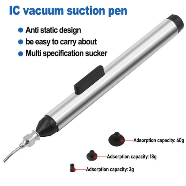 Anti-satic IC Pick Vacuum Suction Sucker Pen FFQ939 for BGA SMD Work Reballing Aids repairing machine Tool kit