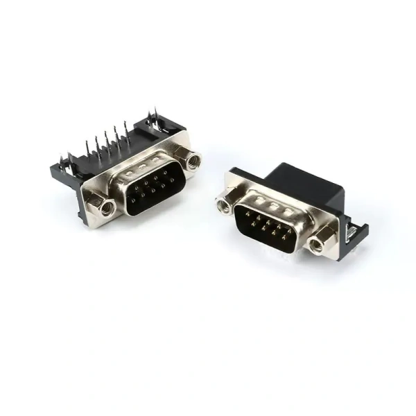 DR9 DR15 DR25 DR37 Hole/Pin Female Male Right Angle Welded D-sub Connector RS232 Serial Port Adapter DB9 9/15/25/37 Pin