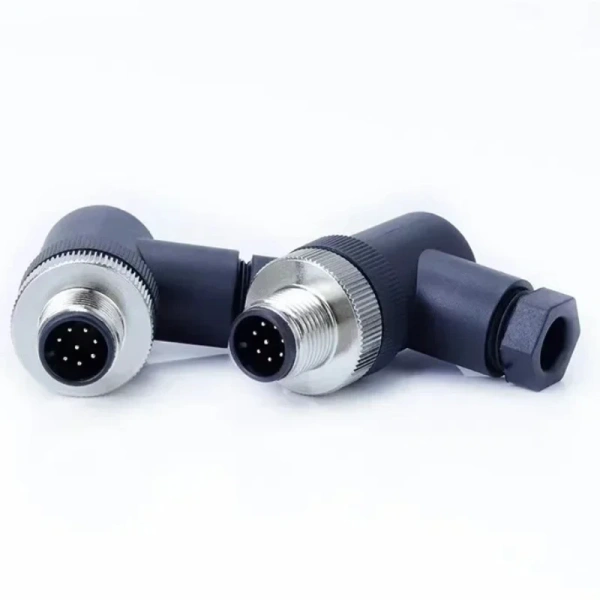 M8 sensor connector waterproof male&female plug straight angle screw threaded coupling 3pin 4pin