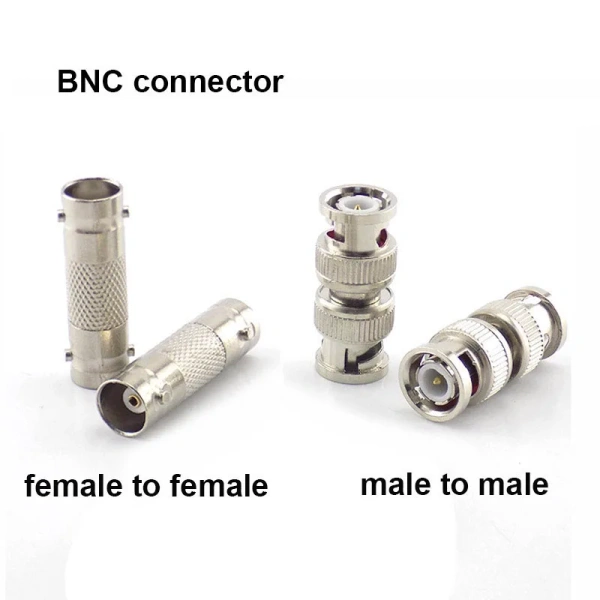 CCTV BNC Female TO Female F Jack cable connector BNC male TO male Coupler Adapter Q9 cable M to M plug p1