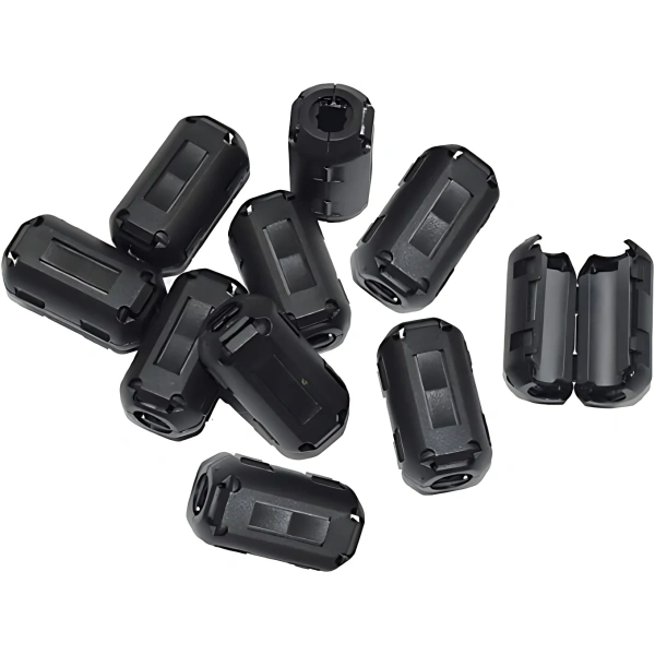 Anti-interference Snap Ferrite Filter For Cable Ferrite Core Choke Clip EMC Inner Diameter 3.5/5/7/9/11/13MM Degaussing Filter