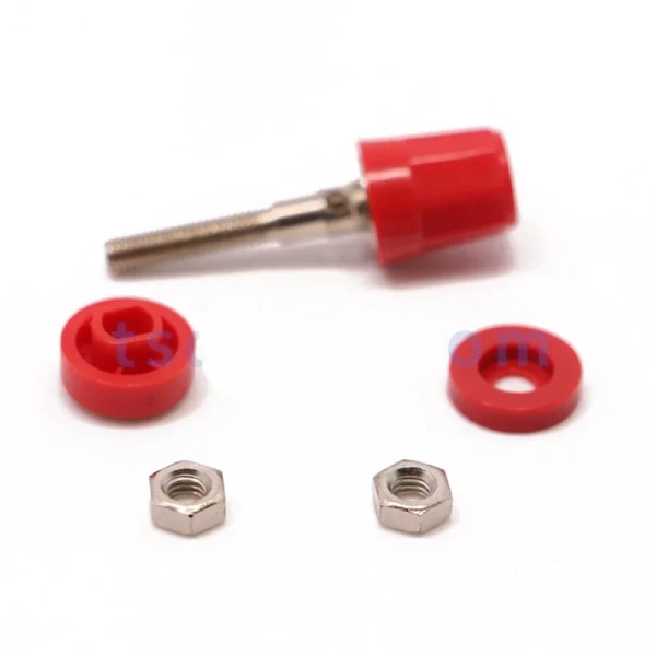 4mm pure copper terminal 4mm banana Jack Socket 20A binding post Banana plug connector 30V AC-60V DC red black blue