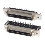 MDR Servo driver SCSI Connector HPCN Slot Type 14/20/26/36/50 pin female plug 180 90 Degree right angle Through Holes pcb