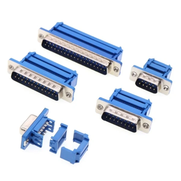 D-SUB DIDC9 15 25 37Pin DB9DB15DB25 Male Female D-Sub RS232 COM CONNECTOR Head line pressing type connector FOR ribbon cable